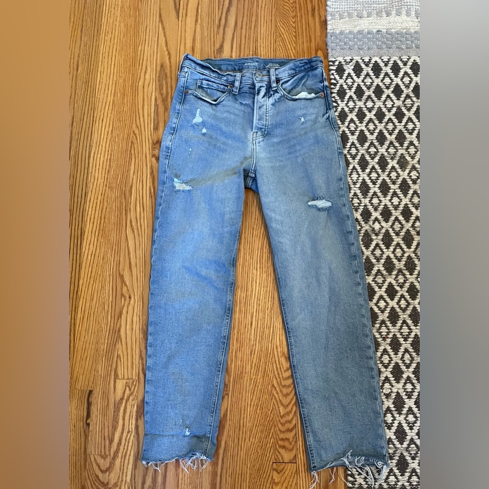 Old Navy Sky High Straight Jeans